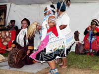 Young dancers posing before their performance at Oude Molen in Cape Town