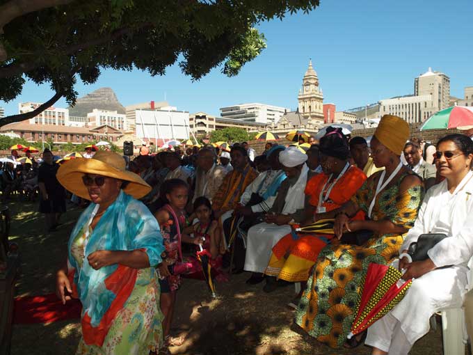 Invited guests at the Commemoration ceremonial procedures