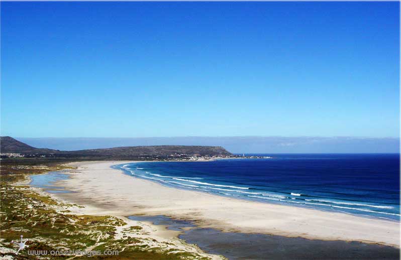 View from Monkey Valley overlooking Noordhoek beach up to Kommetjie