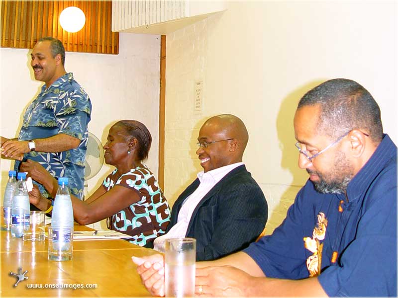 Jonathan Dreyer with Maria Ngetu, MEC Richard Dyantyi and Greg Louw