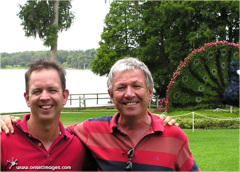 Rudolf (Rudi) Rieger of On Set Images with son Carsten